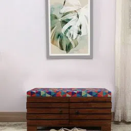 Liliana Solid Wood Shoe Rack in Honey Oak Finish-image-85