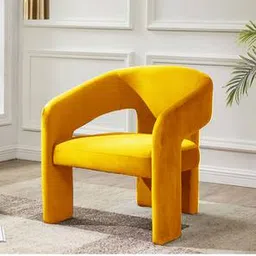 Ashley Accent Chair in Yellow Colour-image-14