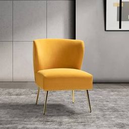 home lifestylez Rabel Accent Chair in Yellow Colour-picture-29