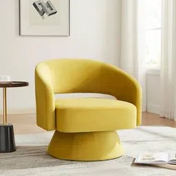 Aracell Accent Chair in Yellow Colour-image-86