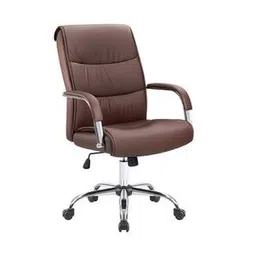 furniturstation Mei Study Chair With Headrest in Brown Colour-picture-13