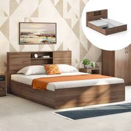 urban ladder Amy Storage King Size Bed with Zoey Bedside Table-picture-8