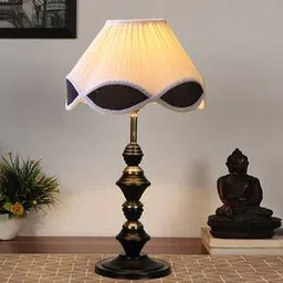 devansh Mira Vintage Multicolor Shade Table Lamp With Iron Base-picture-11
