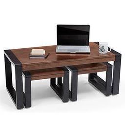 urban ladder Altura Rectangular Solid Wood Coffee Table in Two Tone Finish-picture-42