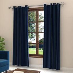 urban ladder Dawn Blue Polyester Room Darkening Door Curtain-picture-26