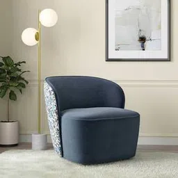 Portia Accent Chair in Calico Peony White Colour-image-51