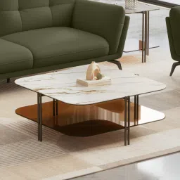 urban ladder Paloma Square Pluto Spanish Ceramic Coffee Table image 4