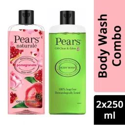 Pears Oil Clear & Glow And Naturale Brightening Pomegranate Body Wash Combo-picture-11