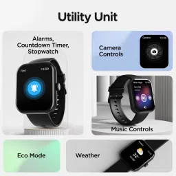 boAt Ultima Call Max Smartwatch with Bluetooth Calling (50.8mm HD Display, IP68 Water Resistant, Active Black Strap) image 4