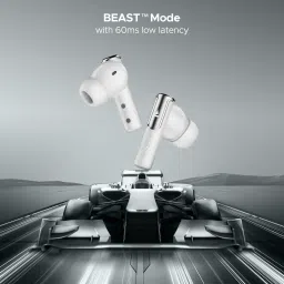 boAt Nirvana Ivy TWS Earbuds with Active Noise Cancellation (IPX5 Sweat Resistant, 360 Degree Spatial Audio, Gunmetal White) image 5