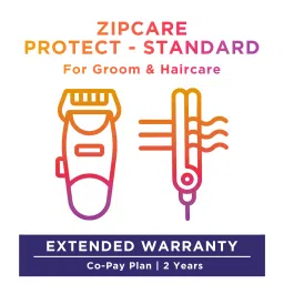 ZipCare Protect Standard 2 Years for Groom & Haircare (Rs. 0 - Rs. 2500)-image-0