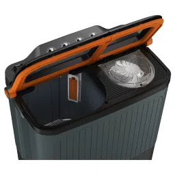 LLOYD 8 kg 5 Star Semi Automatic Washing Machine with 3 Wash Programs (GLWMS80AVGEL, Grey) image 5