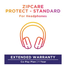 zip care ZipCare Protect Standard 1 Year for Headphones (Rs. 100 - Rs. 2500) image 1