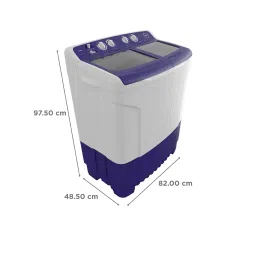 Godrej 7.5 kg 5 Star Semi Automatic Washing Machine with Tri Roto Scrub Pulsator (WS EDGE 7.5 ROBL T, Royal Blue) image 3