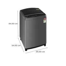 LG 9 kg 5 Star Fully Automatic Top Load Washing Machine (THD09SWM.ABMQEIL, In-built Heater, Black) image 3