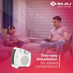 BAJAJ Majesty RX10 2000W Fan Room Heater with Automatic Thermal Cutout (Adjustable Thermostat image 4