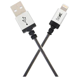 boAt LTG 500 Type A to Lightning 6.6 Feet (2M) Cable (MFi Certified, Metallic Silver)-picture-16