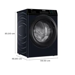 Haier 7 kg 5 Star Inverter Fully Automatic Front Load Washing Machine (HW70-IM12929BKU1, Anti Bacterial Technology, Black) image 3