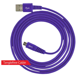 boAt Rugged 700 V3 Type A to Micro USB 4.9 Feet (1.5M) Cable (Tangle-free Design, Purple) image 5