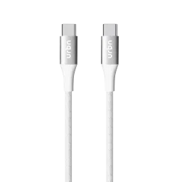 urbn Type C to Type C 3.9 Feet (1.2M) Cable (Tangle Free Design, White) image 3