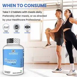 Naturyz Triple Magnesium Complex with Zinc,  Unflavoured  50 tablet(s)  image 4