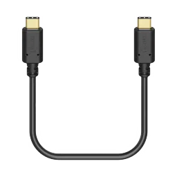 Hama Type C to Type C 3.3 Feet (1M) Cable (Sync and Charge, Black) image 4