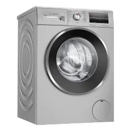 BOSCH 9/6 kg 5 Star Inverter Fully Automatic Front Load Washer Dryer (Series 4, WNA14408IN, Anti-Vibration Side Panel, Silver) image 5