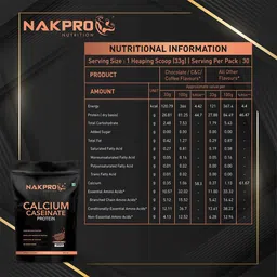 Nakpro Calcium Caseinate Protein,  2.2 lb  Chocolate  image 2