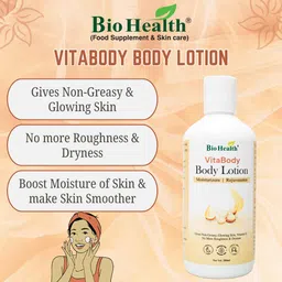 Bio Health VitaBody Body Lotion,  200 ml  for Non-Greasy & Glowing Skin  image 1