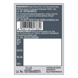 MuscleBlaze PRE Workout 200 Xtreme OP,  0.22 lb  Fruit Punch  image 3