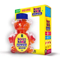British Life Sciences Happi Kidz Calcium & Vitamin D3,  60 gummies  Strawberry  image 5