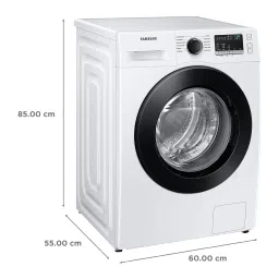 SAMSUNG 8 kg 5 Star Inverter Fully Automatic Front Load Washing Machine (WW80T4040CE1TL, Diamond Drum, White) image 3