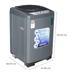 Croma 7.5 kg 5 Star Fully Automatic Top Load Washing Machine (CRLWMD702STL75, Fuzzy Control, Grey) image 3