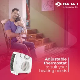 BAJAJ Majesty RX10 2000W Fan Room Heater with Automatic Thermal Cutout (Adjustable Thermostat image 5