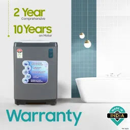 Croma 7.5 kg 5 Star Fully Automatic Top Load Washing Machine (CRLWMD702STL75, Fuzzy Control, Grey) image 4