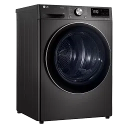 LG 9 kg Wi-Fi Fully Automatic Front Load Dryer (DHV09SAB, Dual Inverter Heat Pump, Black Steel) image 3