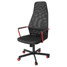 ikea huvudspelare Gaming chair, black-picture-29