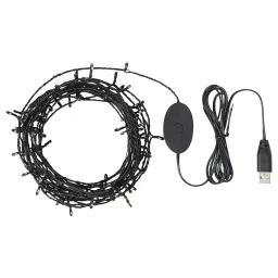 ikea stråla LED lighting chain with 100 lights, black-picture-14