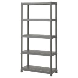 ikea runmarö Shelving unit, dark grey indoor/outdoor, 90x40x182 cm-picture-44
