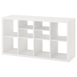 ikea kallax Shelving unit, with 2 shelf inserts/white, 147x77 cm-picture-17