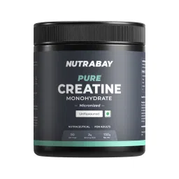 Nutrabay Pure Micronized Creatine Monohydrate Powder - 150g, Unflavoured | Trustified Certified | 3g Creatine/Serving | Increases Muscle Mass, Strength & Power | Pre & Post Workout Supplement | For Men & Women-image-29