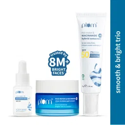 Plum Niacinamide Serum, Moisturizer & Sunscreen Kit For Bright, Blemish-Free, Hydrated Skin-image-11