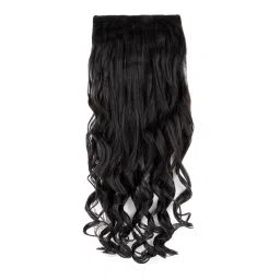 Stasia Street Clip-In 30 Inch Beach Wavy Natural Black Hair Extensions-image-37