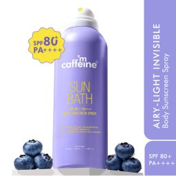 MCaffeine Sun Bath SPF 80+ PA ++++ Body Sunscreen Spray-picture-9