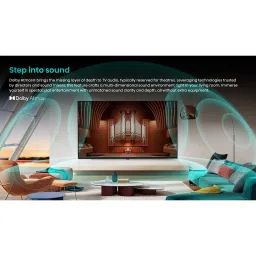 Hisense E63N 108 cm (43 inch) LED 4K Ultra HD Google TV with Dolby Atmos (2024 model) image 3