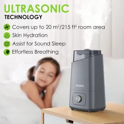 AGARO Glory 4.5L Ultrasonic Humidifier with 360 Degree Adjustable Nozzle (Auto Shut Off, Grey) image 5