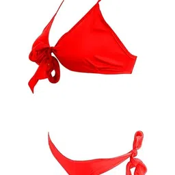 luxeloom Valentine Special Bikini Set| Non-Padded Bra & Panty|Nightwear/Lingerie/Negligee |Hot & for Couples Honeymoon/First Night/Anniversary |for Women/Ladies/Girls. (Maroon) image 3