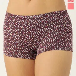 Leading Lady Pack Of 3 Assorted Mid-Rise Boy Shorts-picture-25