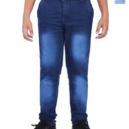 BAESD Boys Pack Of 2 Slim Fit Clean Look Heavy Fade Stretchable Jeans-picture-29