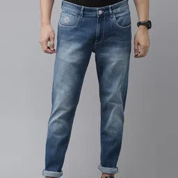 u.s. polo assn. denim co. U S Polo Assn Denim Co Men Blue Slim Fit Heavy Fade Stretchable Jeans-picture-22